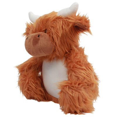 Vaca de peluche com fecho
